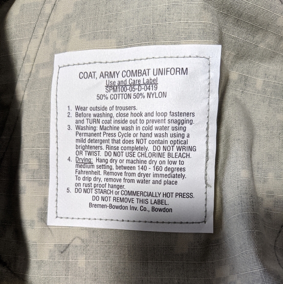 U.S. ARMY Combat Uniform Digital Camo Jacket - Picture 9 of 9